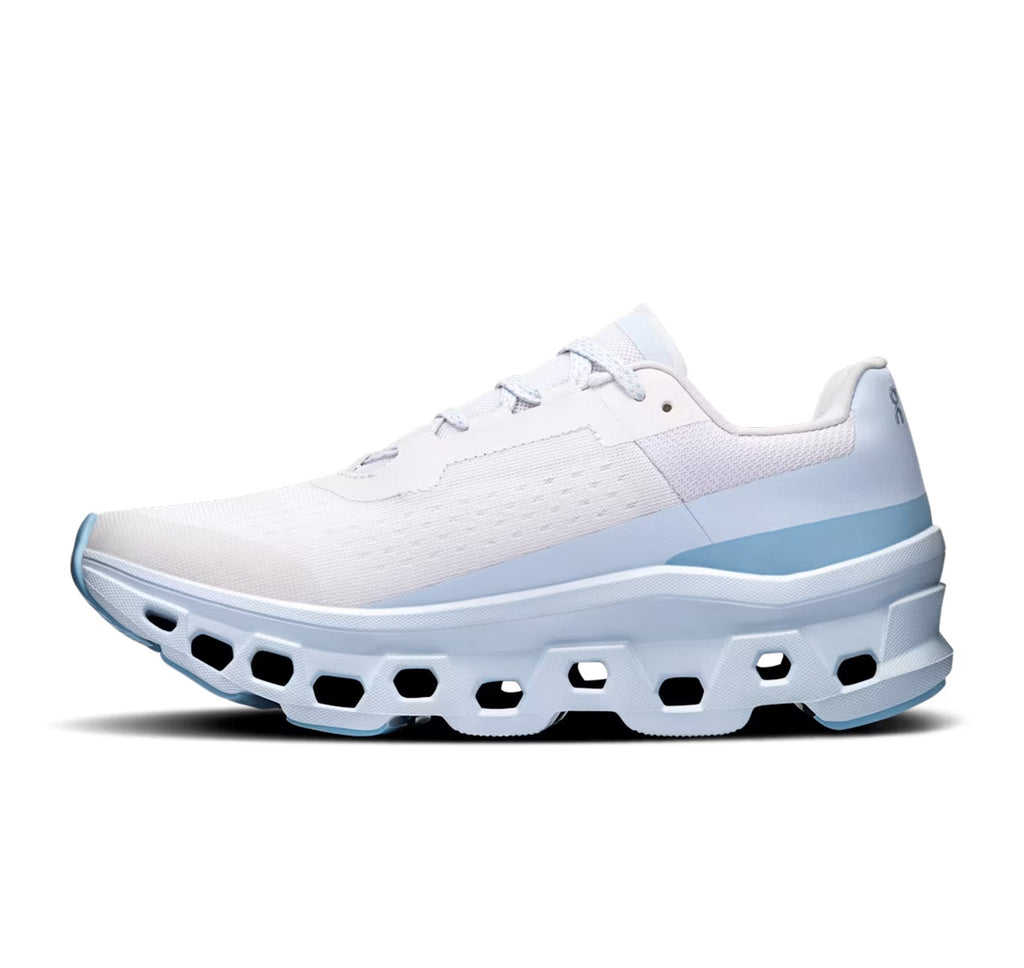 On Women's Cloudmonster Frost/Wash Running Shoes