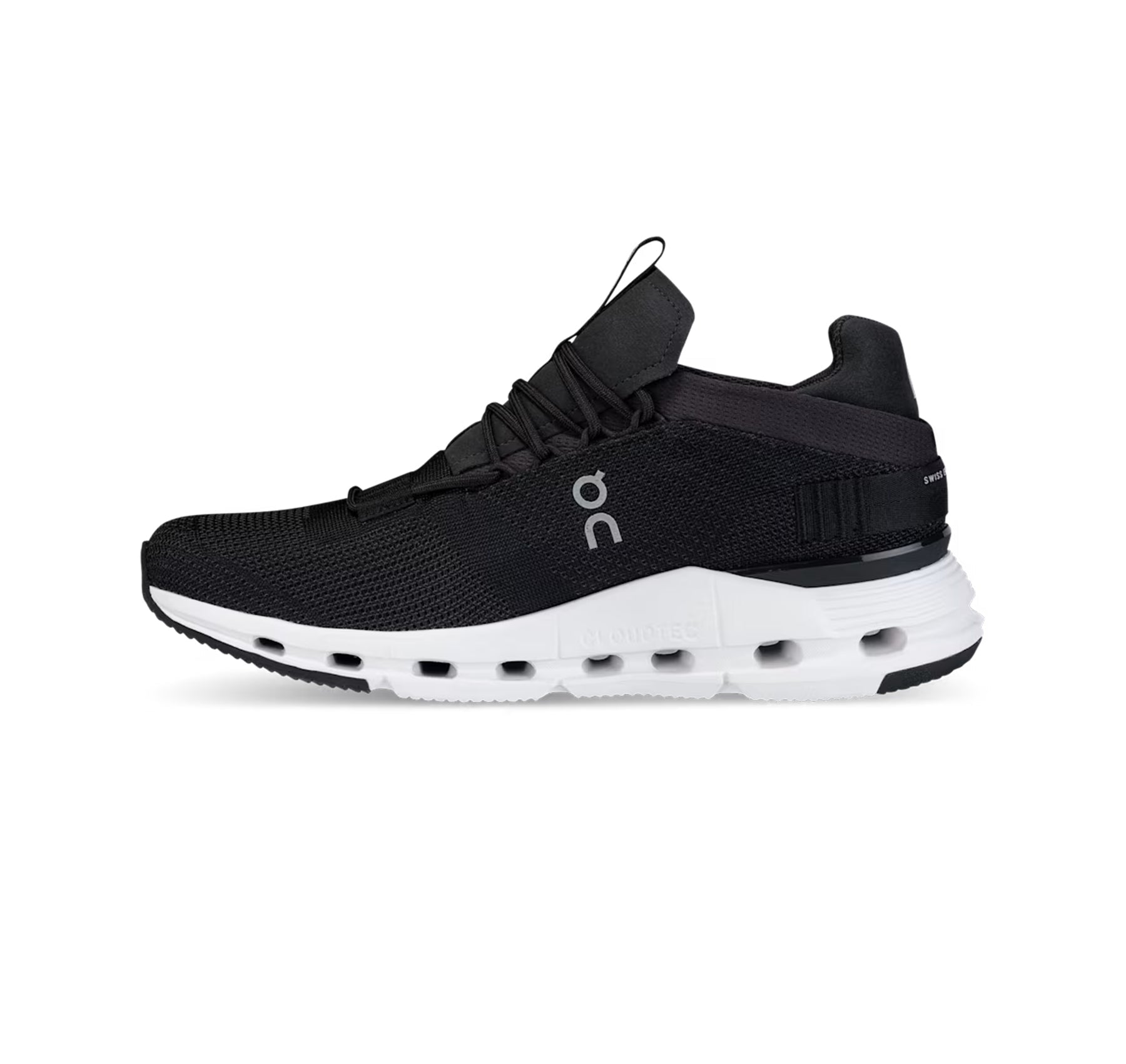 On Women's Cloudnova Phantom/White Lifestyle Sneakers
