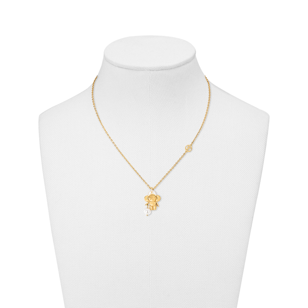 18K Louis Vuitton Vivienne Necklace