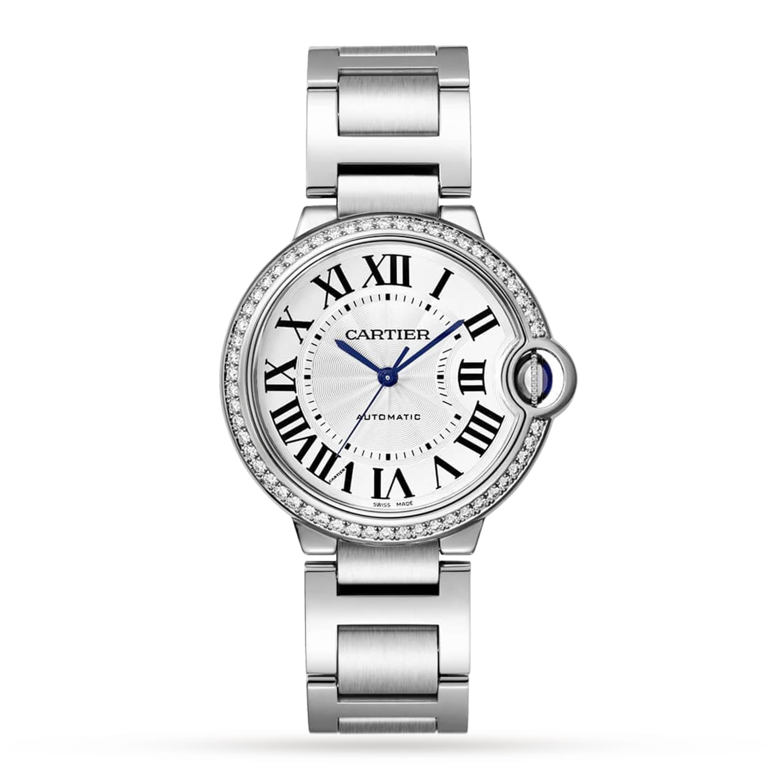 Ballon Bleu de Cartier 36 Watch - 36mm, Steel, Silver Dial, Ref. W4BB0024