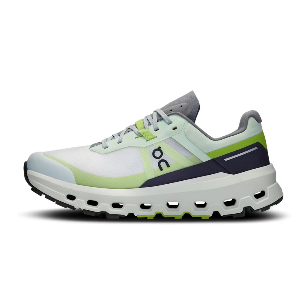 On Women's Cloudvista 2 Lima/Kiwi Trail Running Shoes
