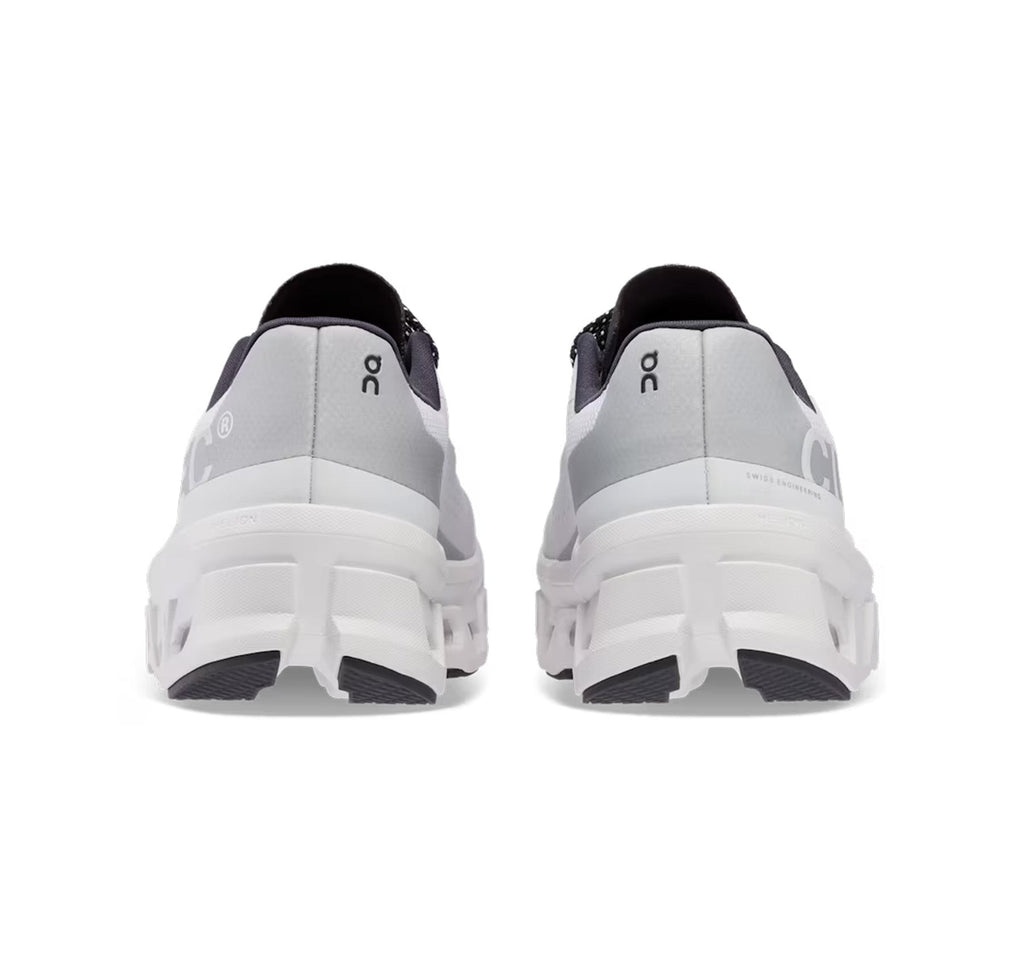 On Men's Cloudmonster All White Running Shoes