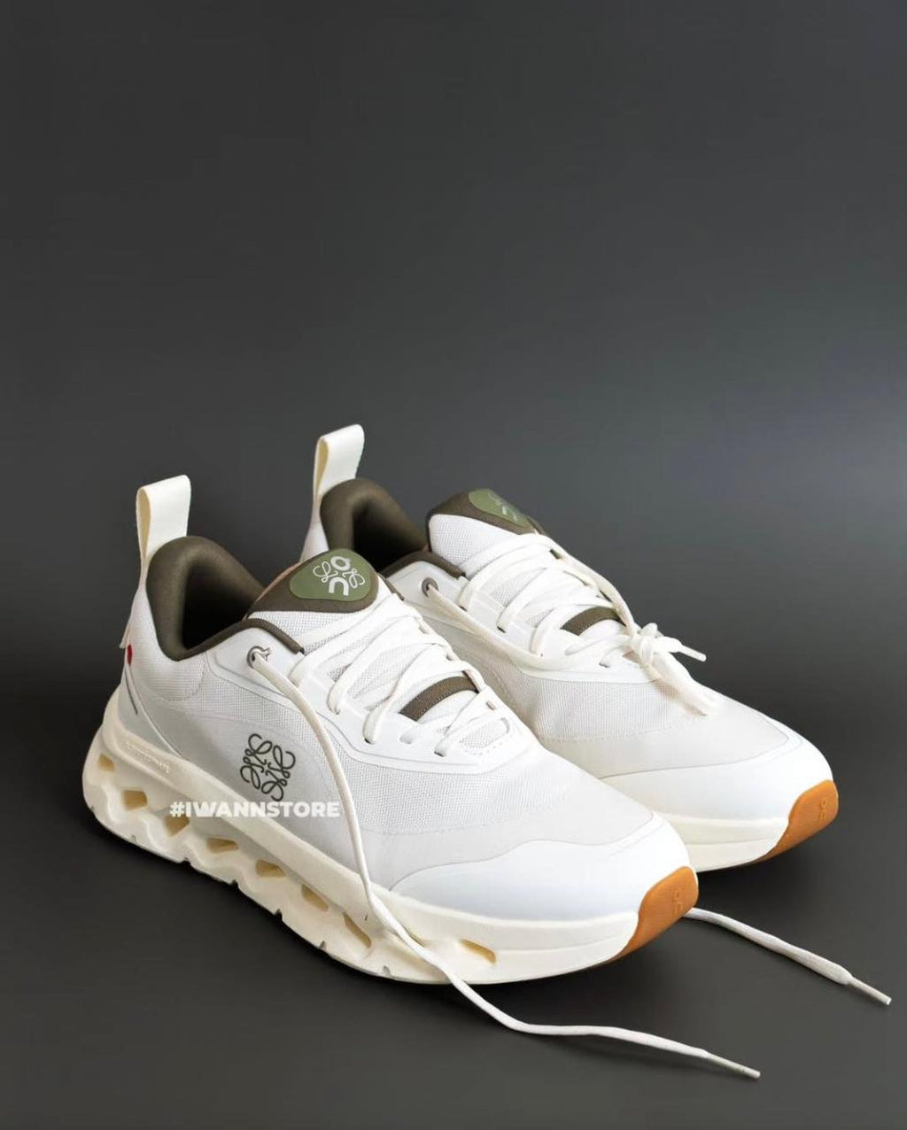 LOEWE x On Cloudtilt 2.0 White/Brown Lifestyle Sneakers