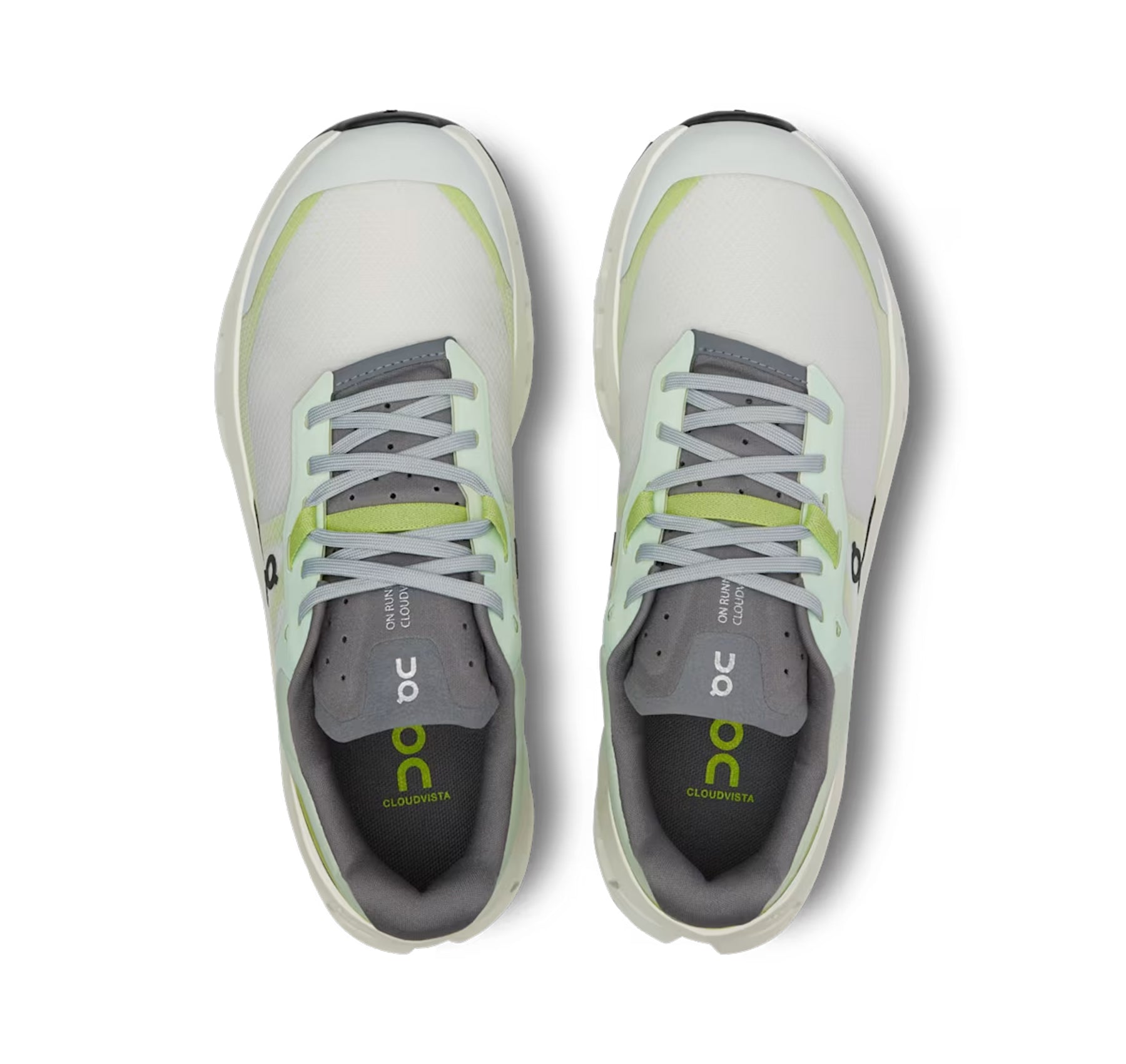 On Women's Cloudvista 2 Lima/Kiwi Trail Running Shoes