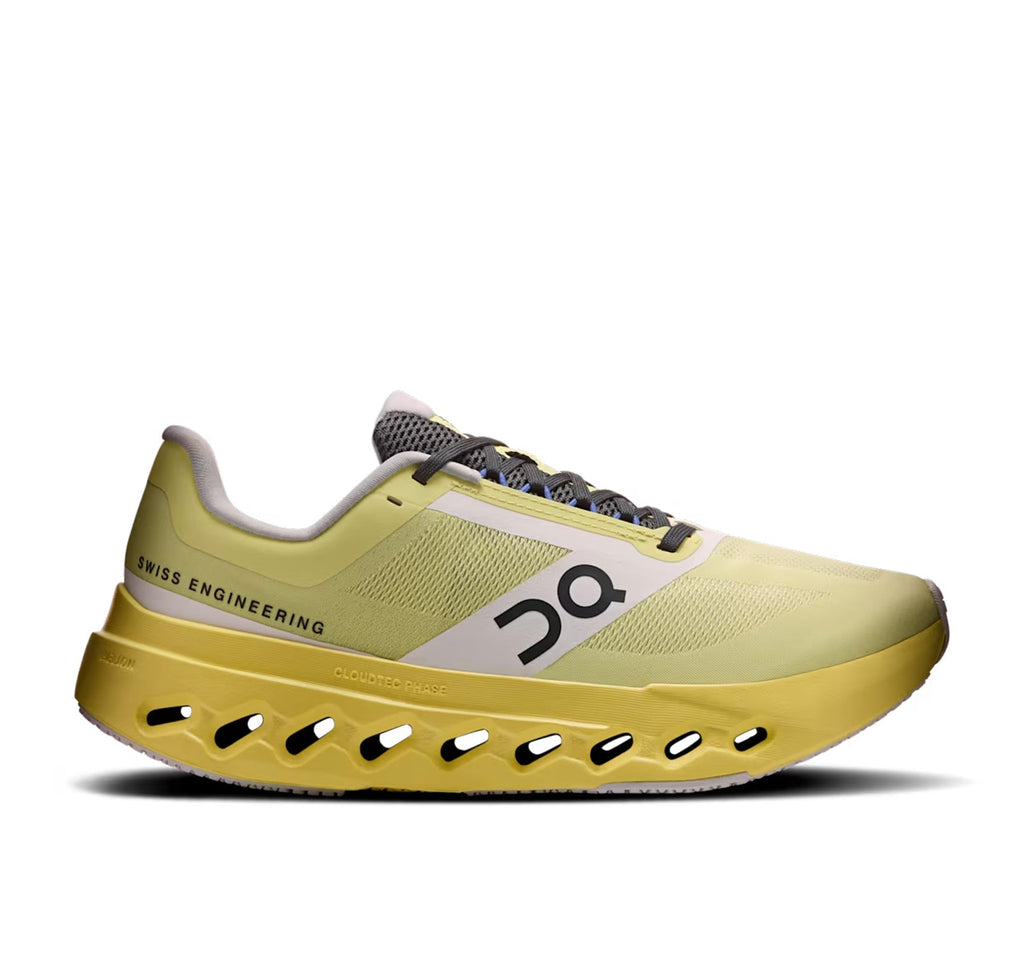 On Women's Cloudsurfer Next Z5 Limelight/White Running Shoes