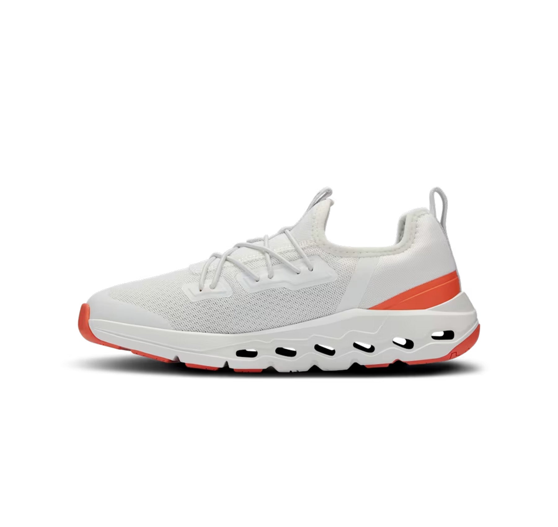 On Little Kids' Cloudleap Ivory/Flame Athletic Shoes