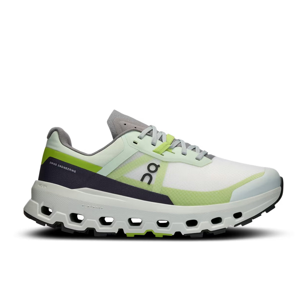 On Women's Cloudvista 2 Lima/Kiwi Trail Running Shoes