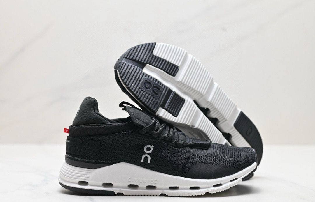 On Cloudnova Phantom White Lifestyle Sneakers