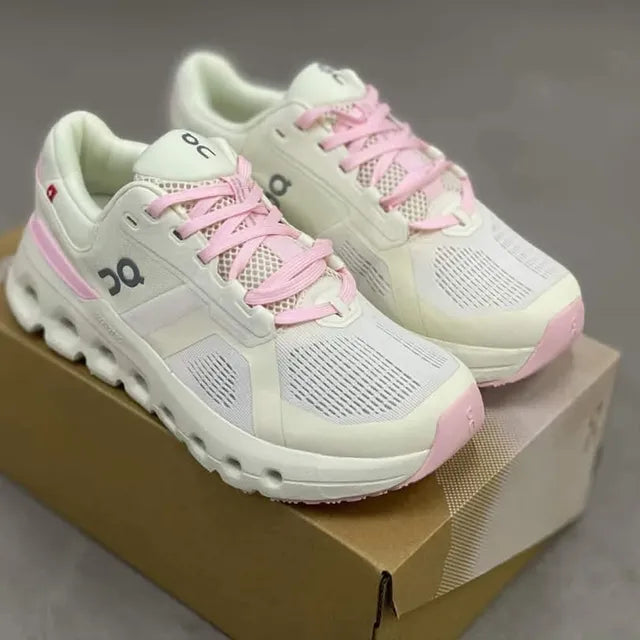 On Cloudrunner 2 Pink/White Running Shoes