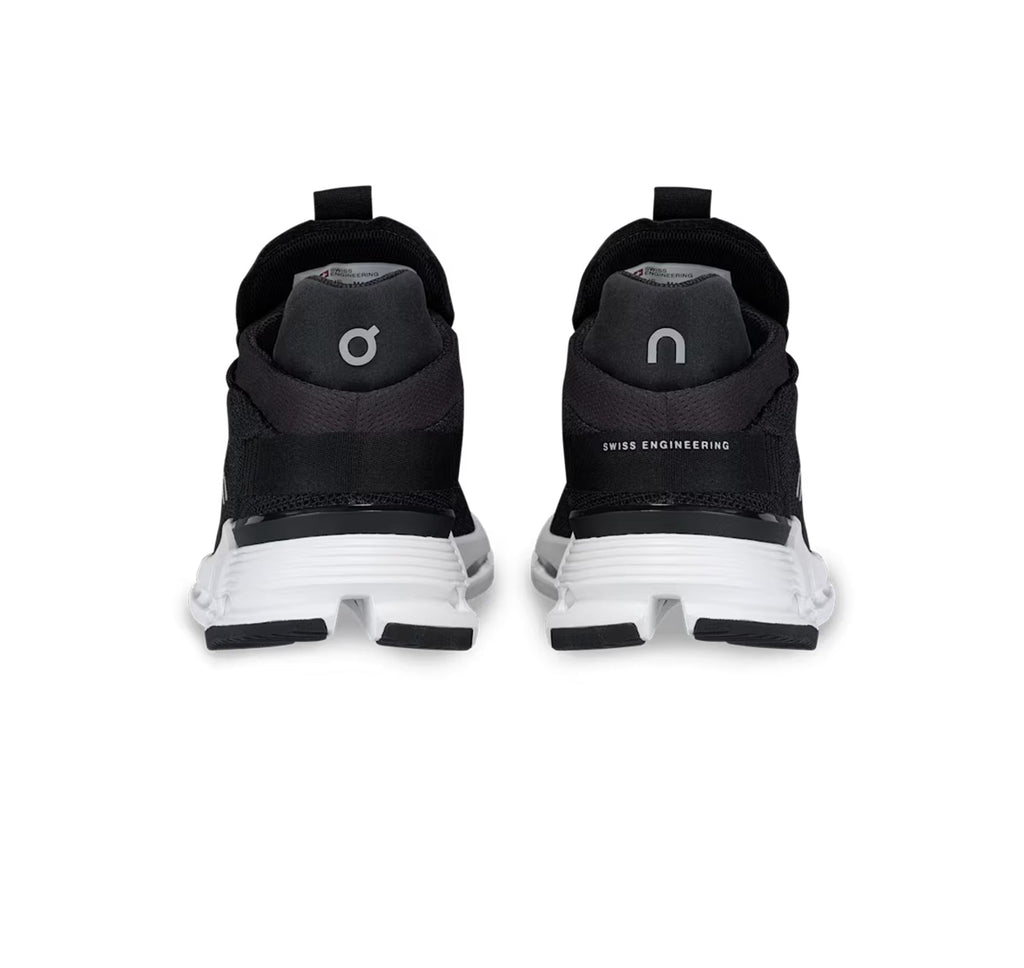 On Women's Cloudnova Phantom/White Lifestyle Sneakers