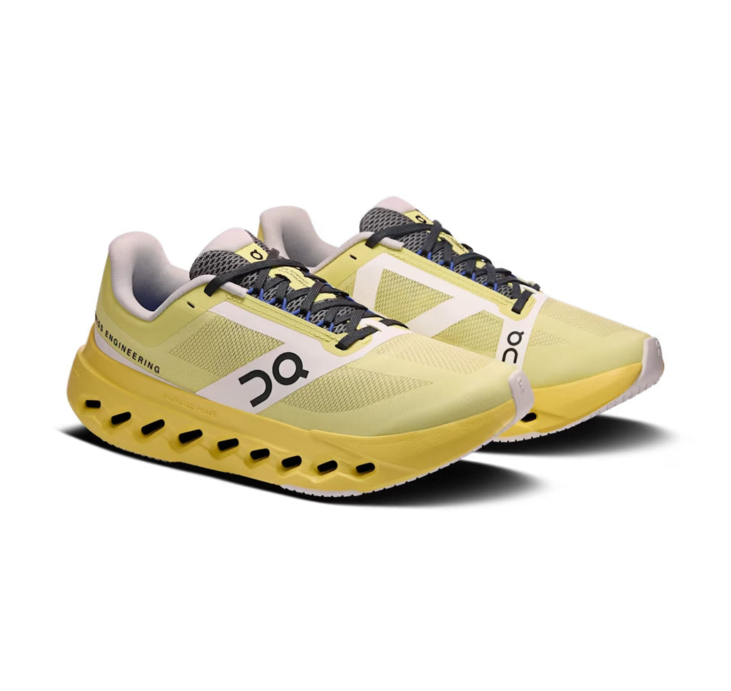 On Women's Cloudsurfer Next Z5 Limelight/White Running Shoes