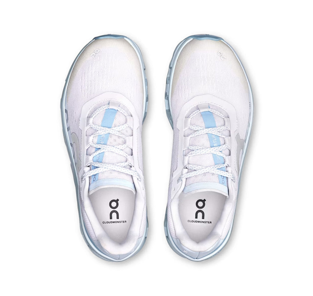 On Women's Cloudmonster Frost/Wash Running Shoes