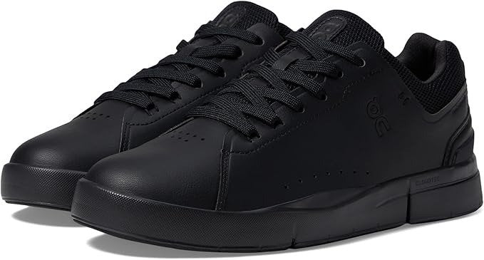 On The Roger Advantage Black Lifestyle Sneakers