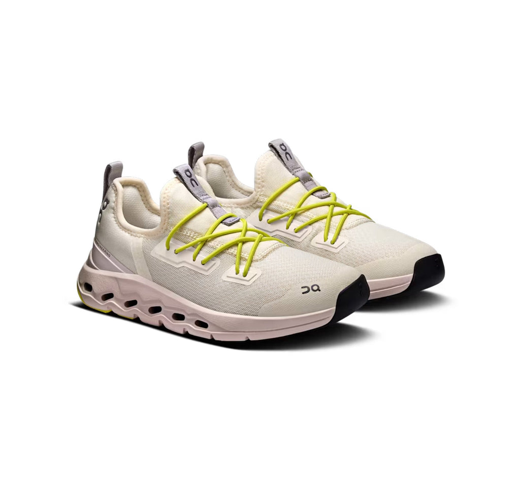 On Little Kids' Cloudleap Ivory/Orchid Athletic Shoes