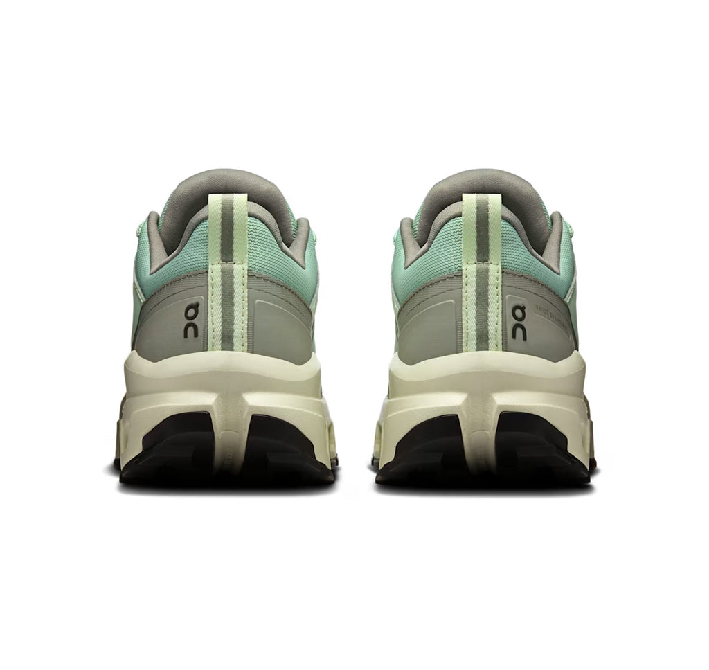 On Women's Cloudrock Low Waterproof Mineral/Aloe Hiking Shoes