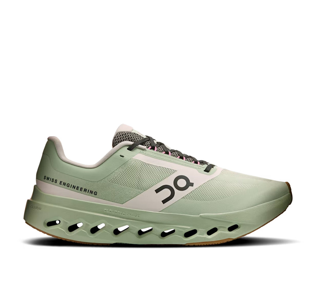 On Women's Cloudsurfer Next Z5 Mineral/Almond Running Shoes