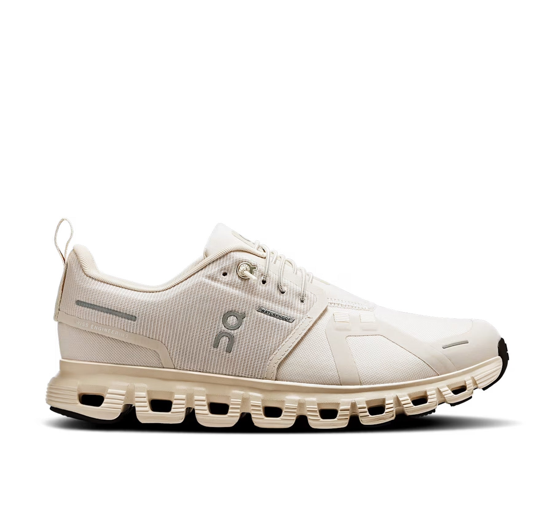 On Women's Cloud 6 Waterproof Pearl/Cream Lifestyle Sneakers