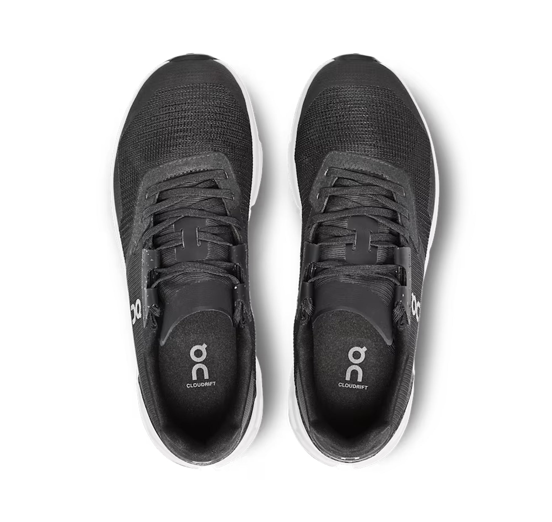 On Women's Cloudrift Black/White Lifestyle Sneakers