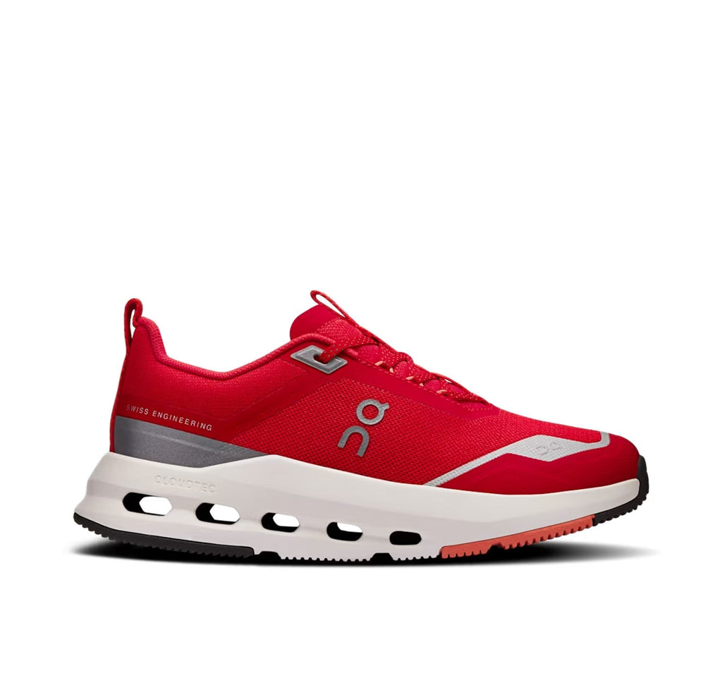 On Big Kids' Cloudnova Red/Terra Athletic Shoes