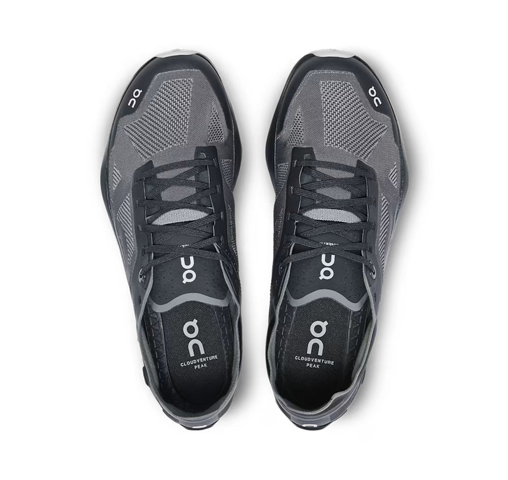 On Women's Cloudventure Peak 3 Black/Glacier Trail Running Shoes