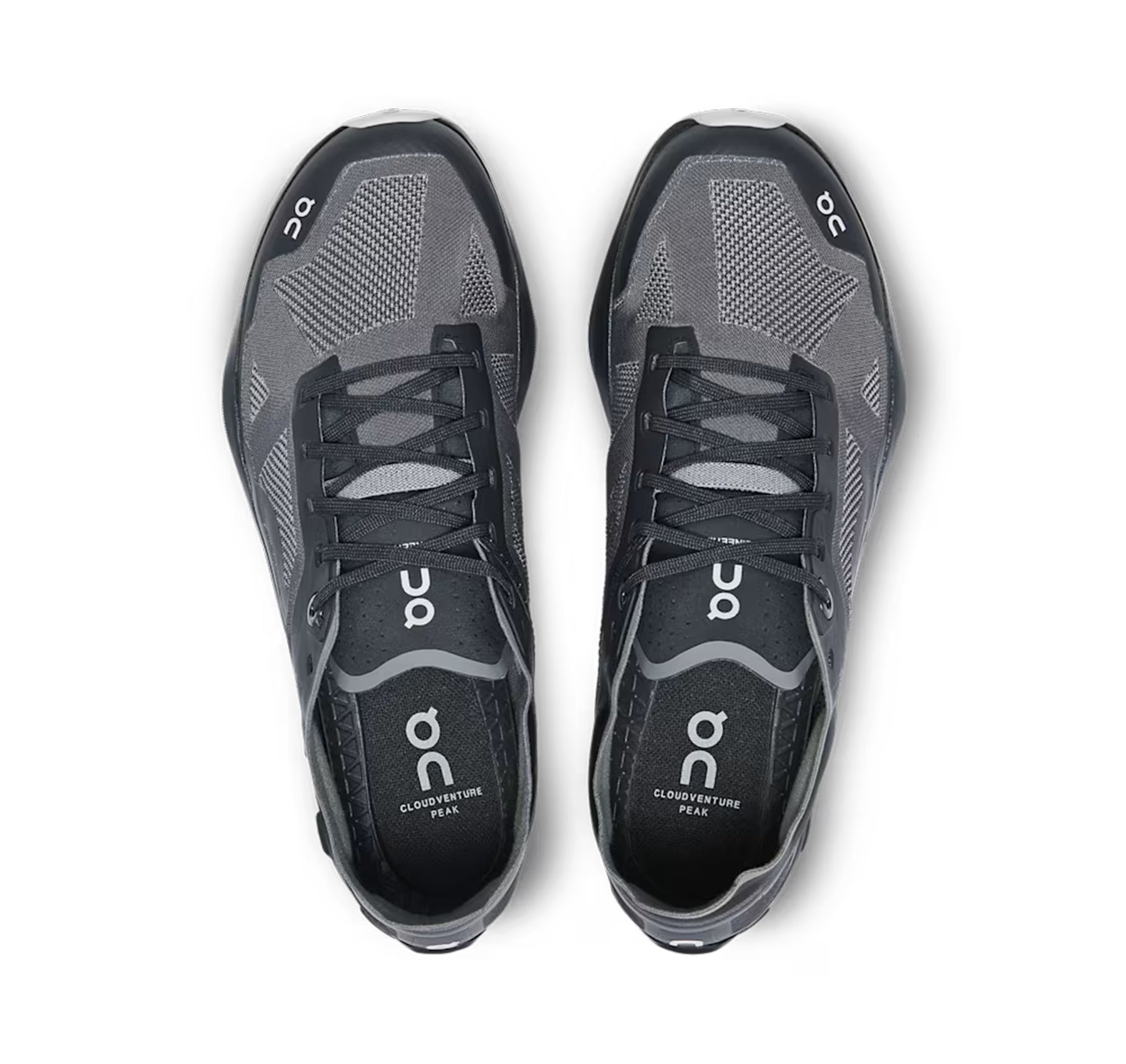 On Women's Cloudventure Peak 3 Black/Glacier Trail Running Shoes