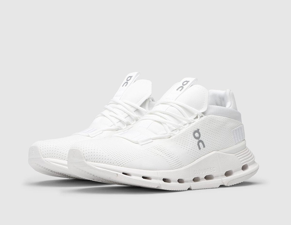 On Cloudnova White Lifestyle Sneakers