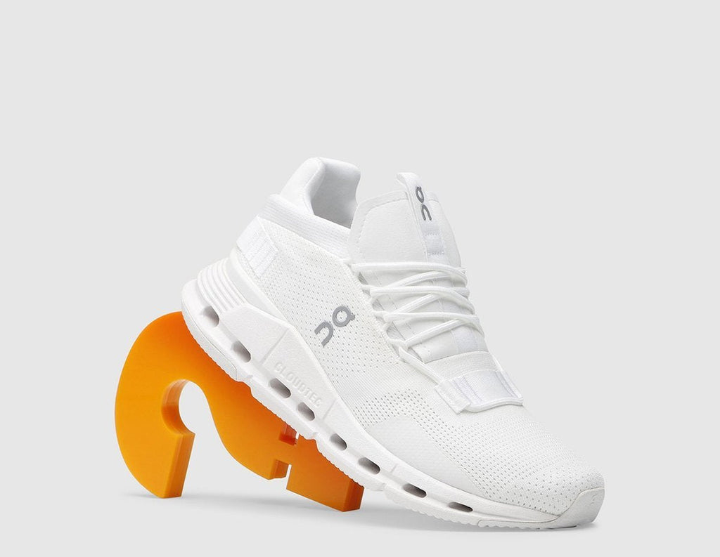 On Cloudnova White Lifestyle Sneakers