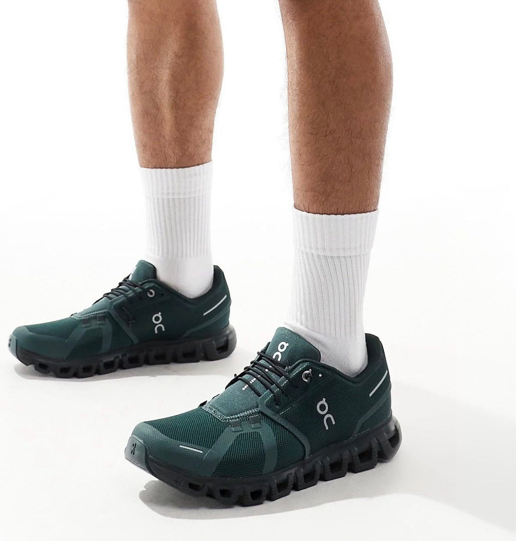 On Cloud 6 Evergreen Black Lifestyle Sneakers