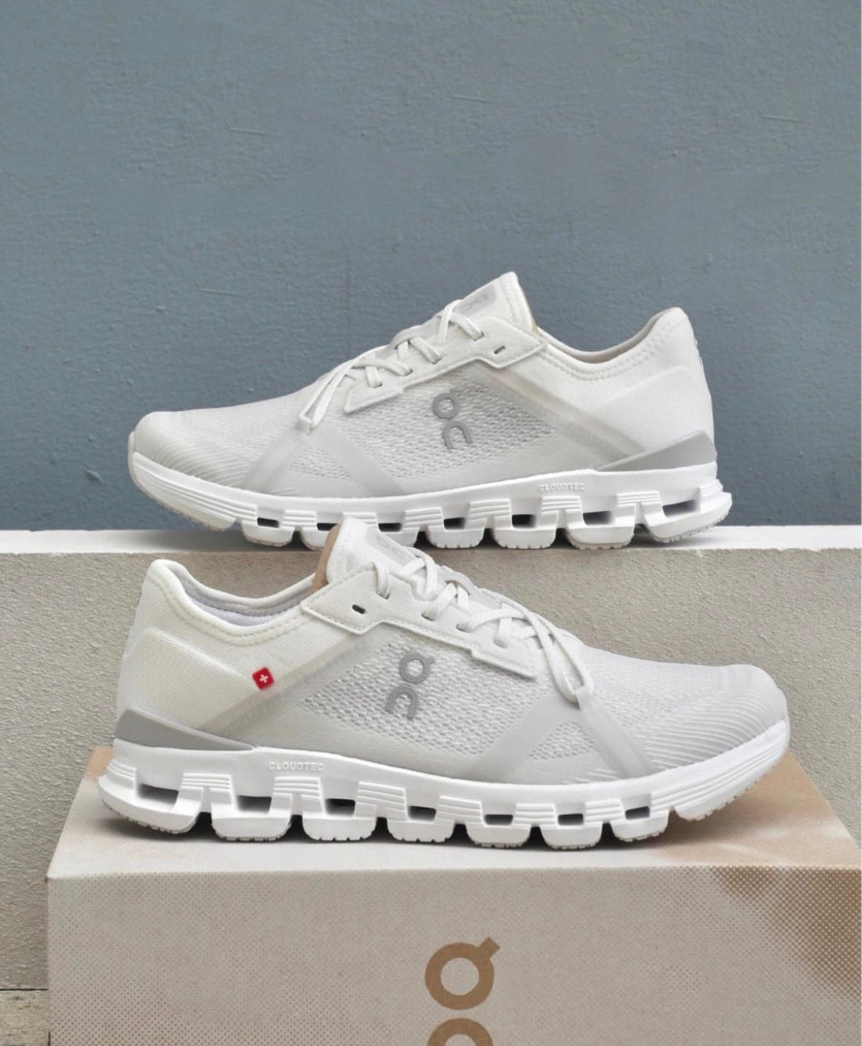 On Cloud X 4 AD White Wolf Training Shoes