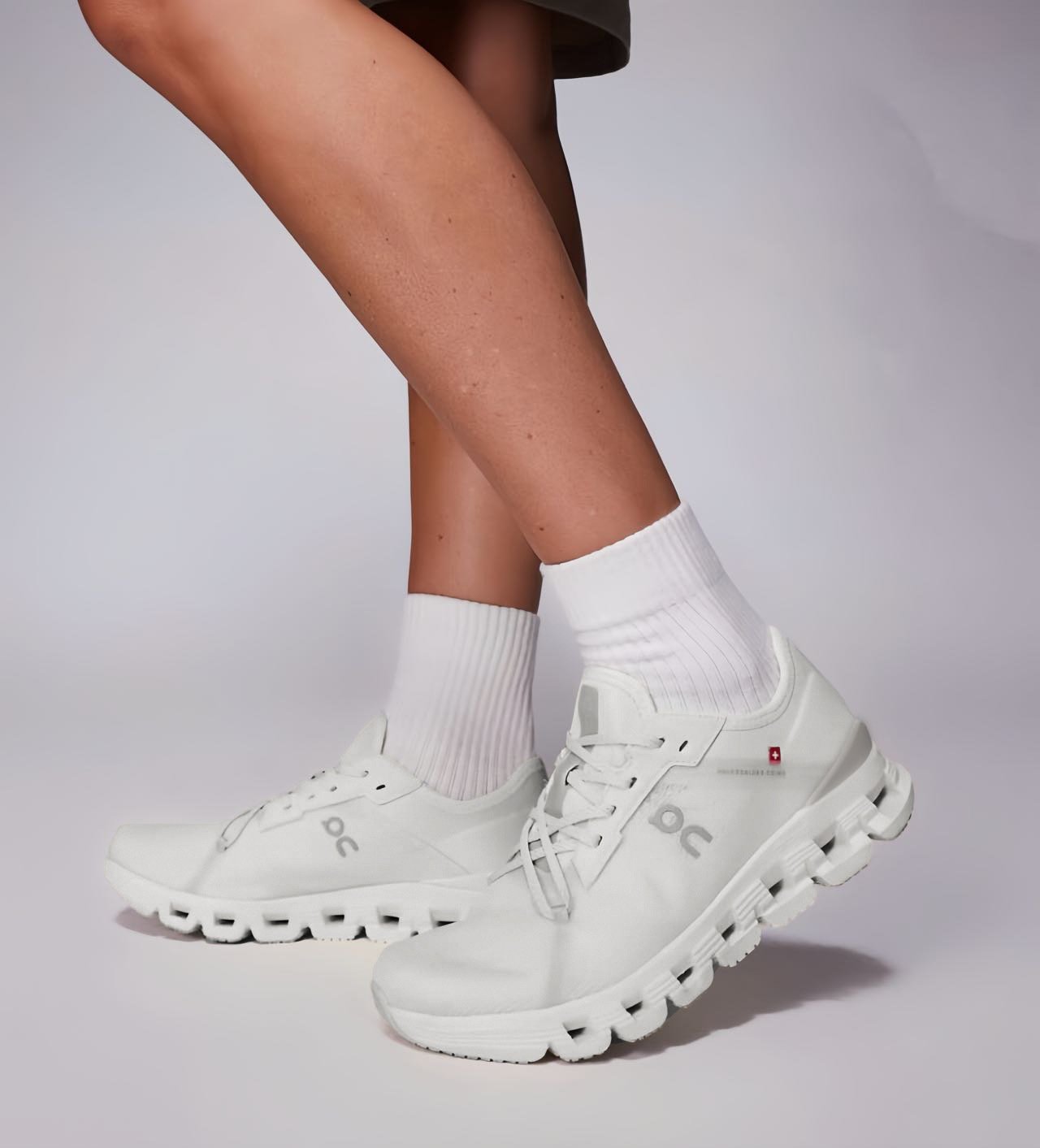 On Cloud X 4 AD White Wolf Training Shoes