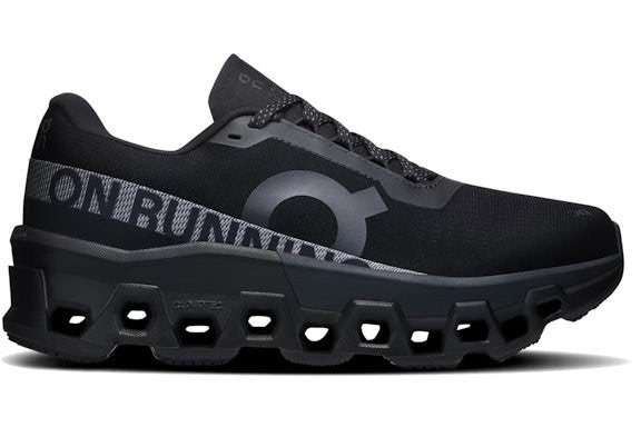 On Cloudmonster 2 Full Black Running Shoes