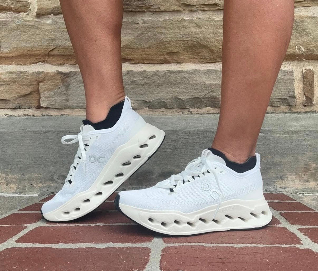 On Cloudsurfer Max Triple White Running Shoes