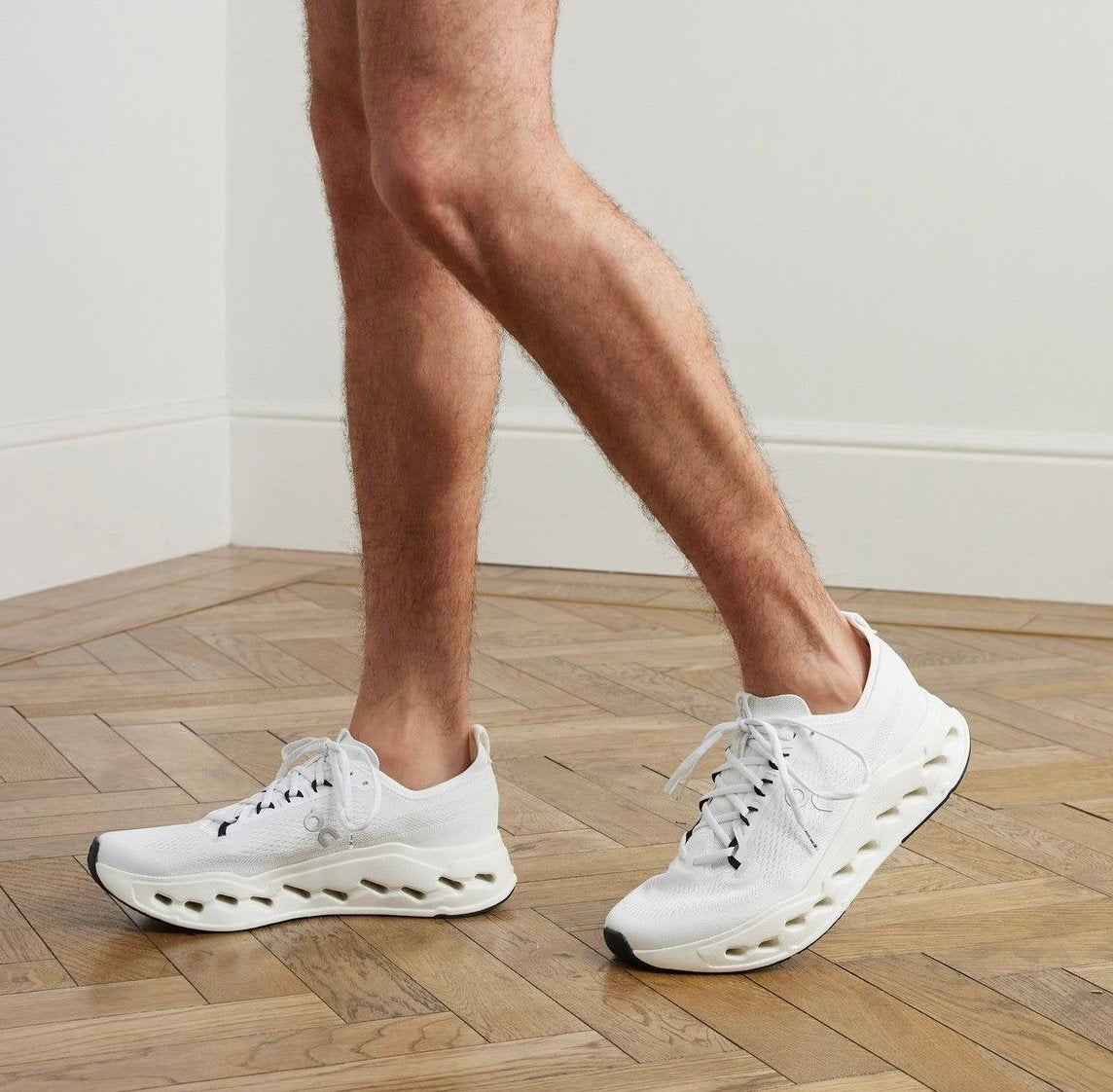 On Cloudsurfer Max Triple White Running Shoes