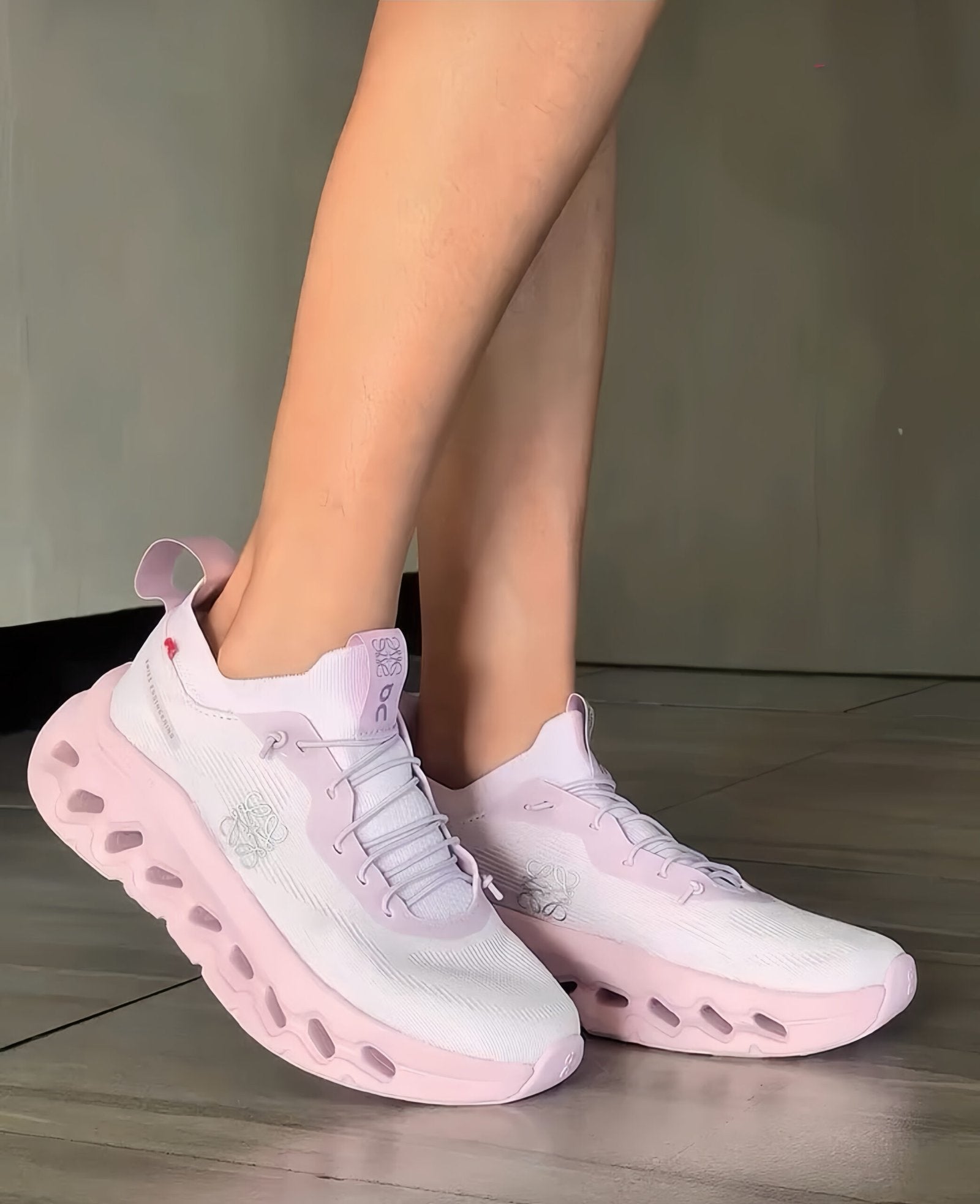 LOEWE x On Cloudtilt Pale Pink Lifestyle Sneakers