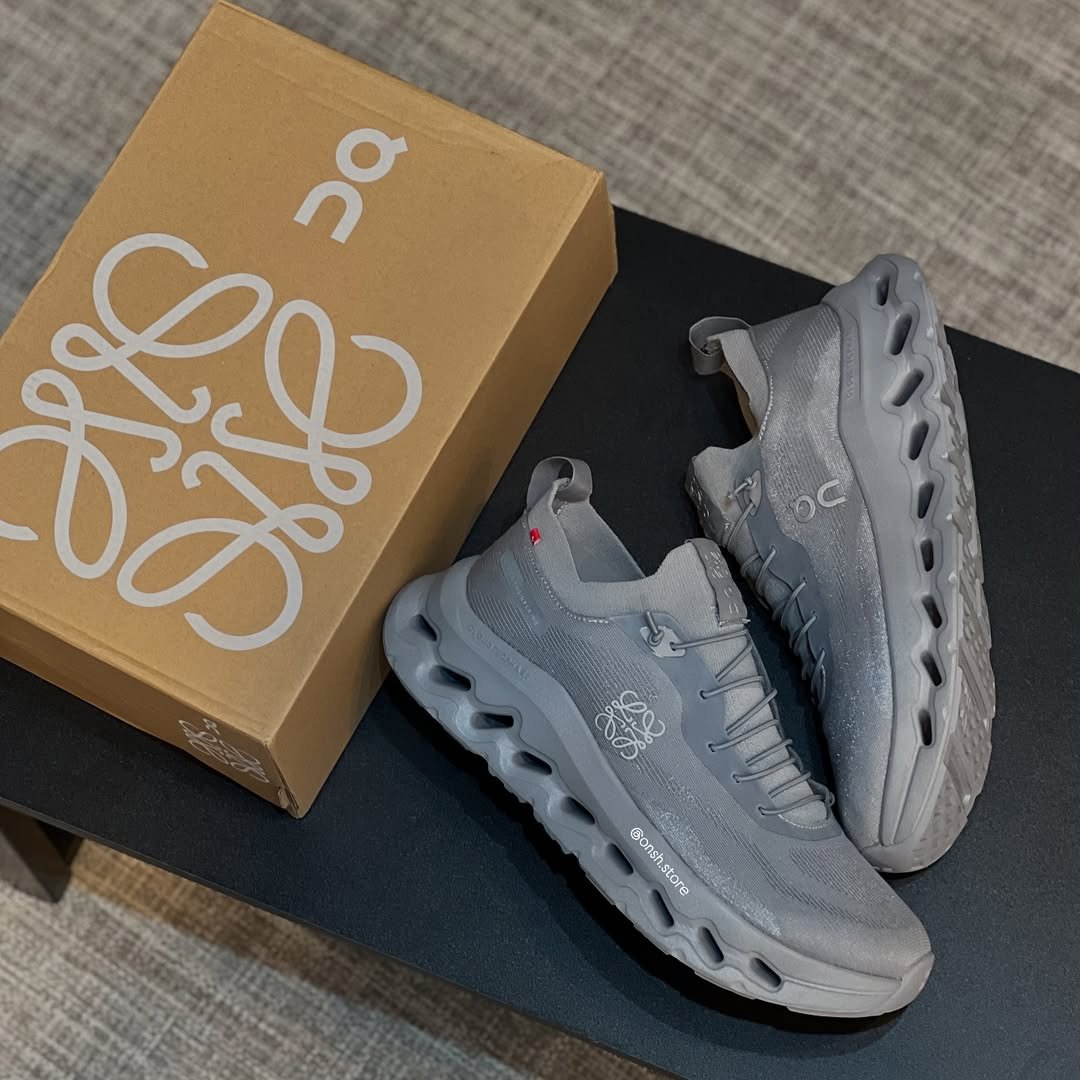LOEWE x On Cloudtilt Grey Lifestyle Sneakers