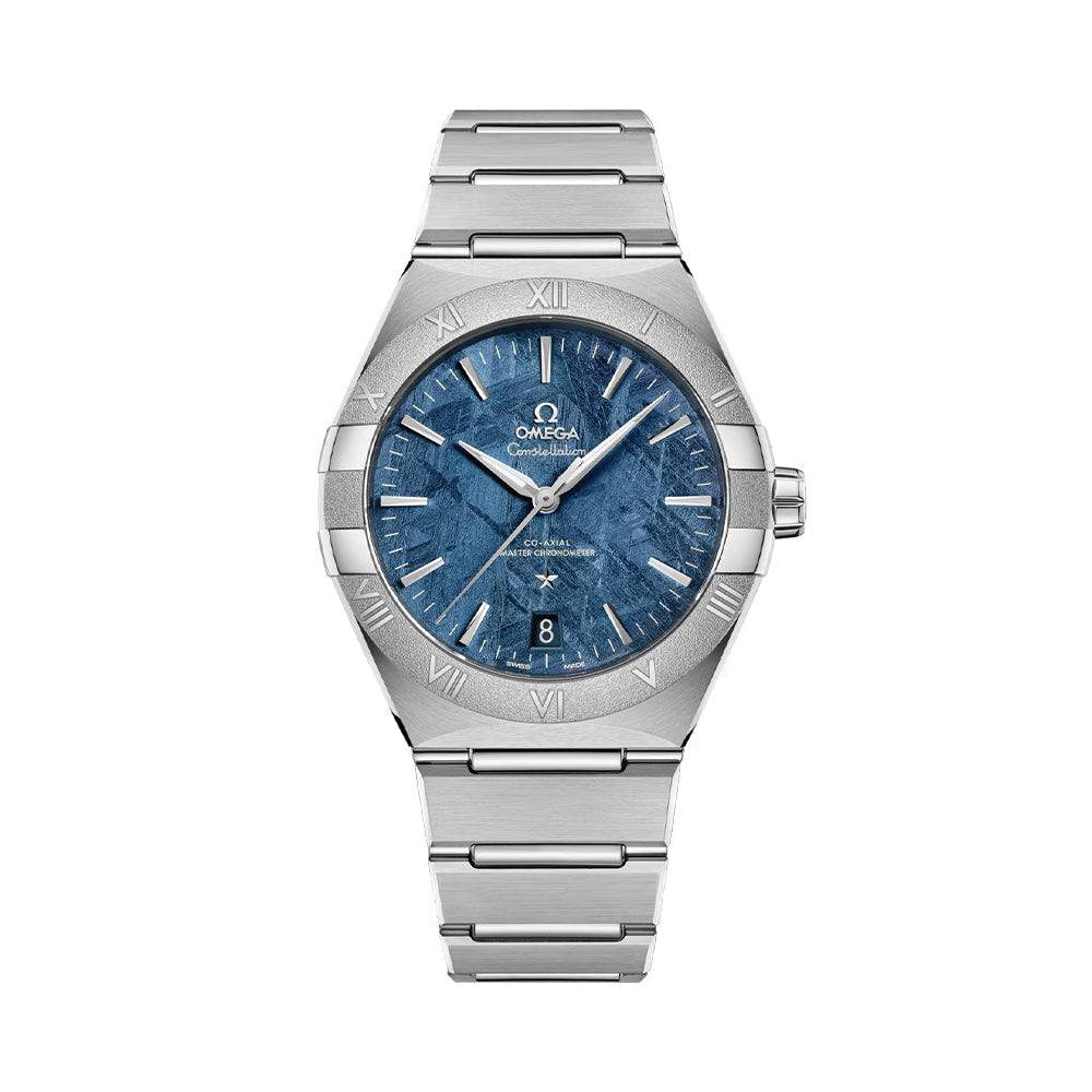 Omega Constellation 41mm Watch - Blue Meteorite on Bracelet