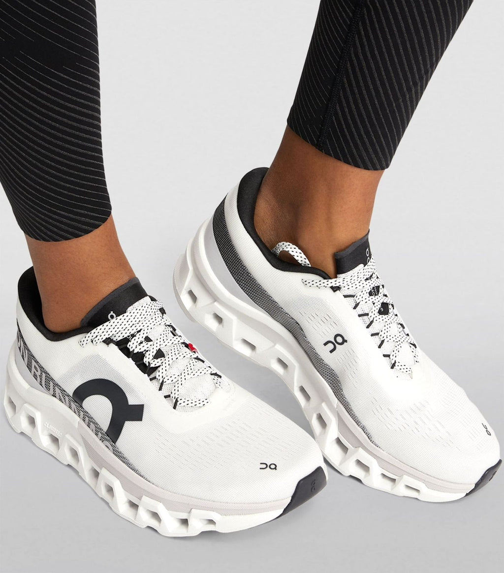 On Cloudmonster 2 White/Black Running Shoes