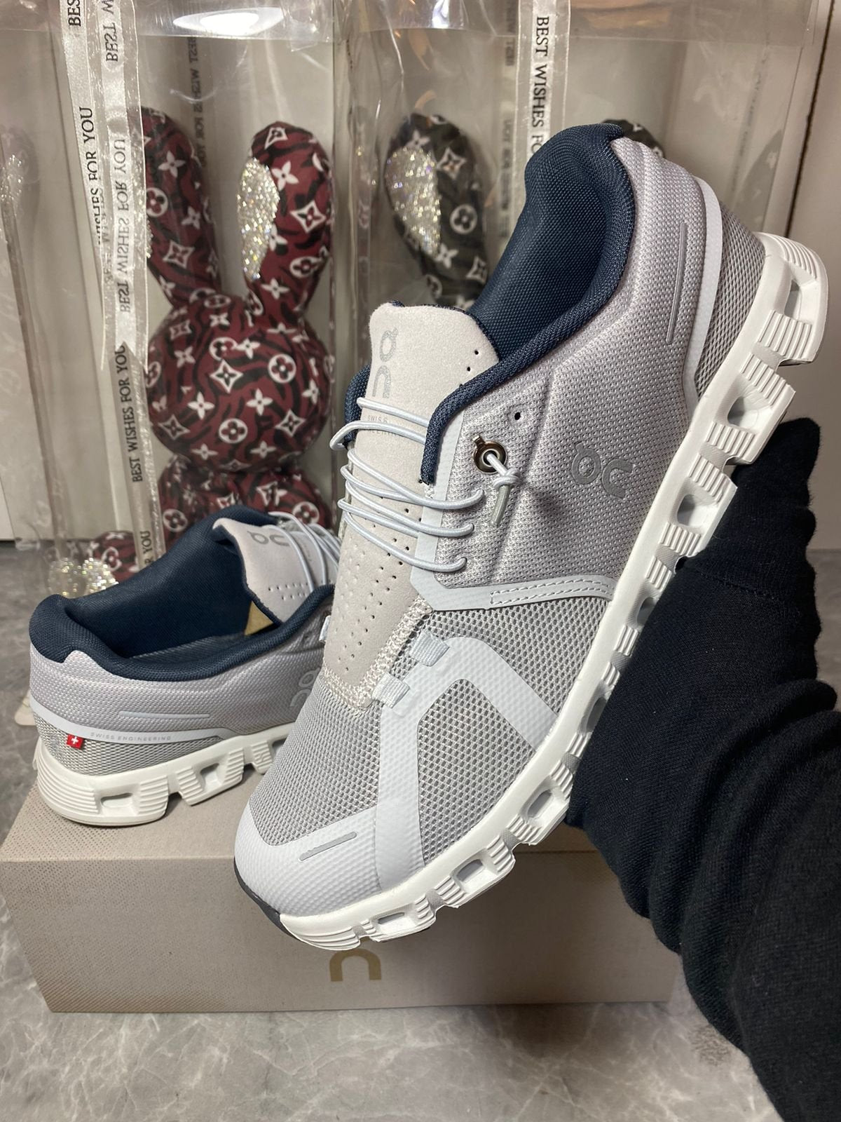 On Cloud 5 Glacier Gray Lifestyle Sneakers