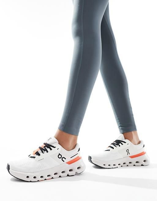 On Cloudrunner 2 White Sand Running Shoes