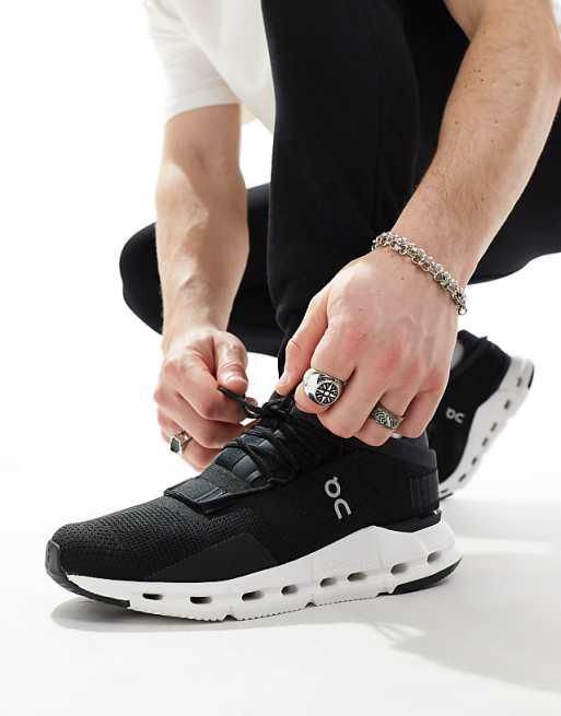 On Cloudnova Phantom White Lifestyle Sneakers