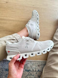 On Cloud 5 Pearl White Lifestyle Sneakers