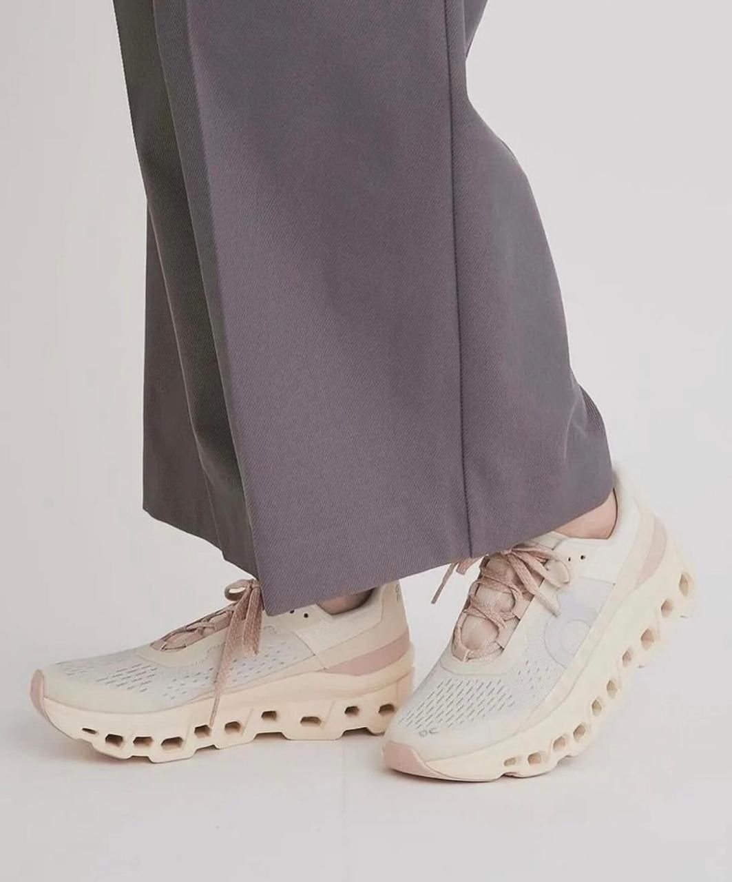 On Cloudmonster Moon Fawn Running Shoes