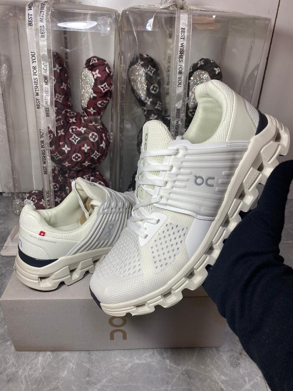 On Women's Cloudswift Glacier Running Shoes