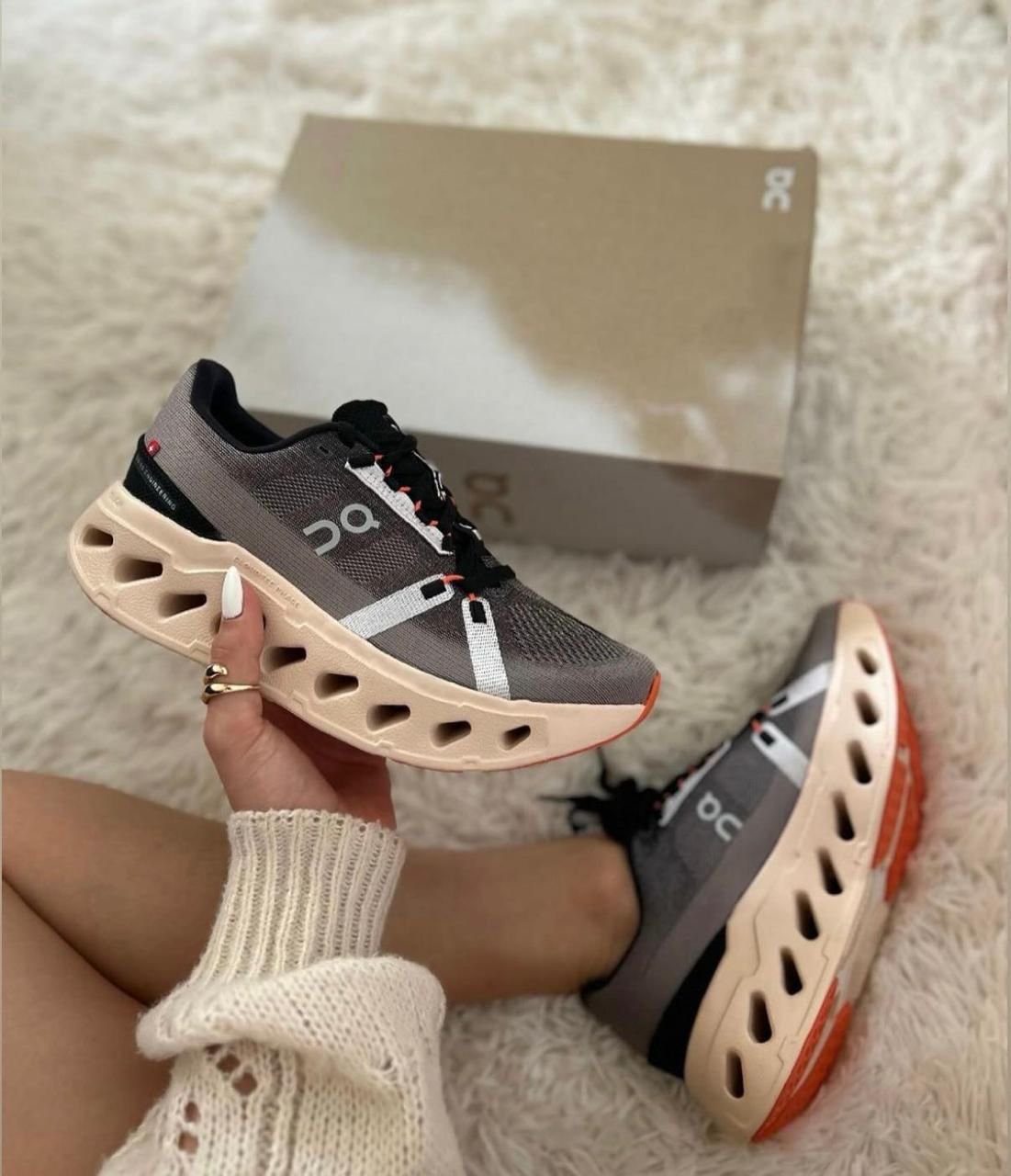 On Cloudeclipse Fade Sand Running Shoes