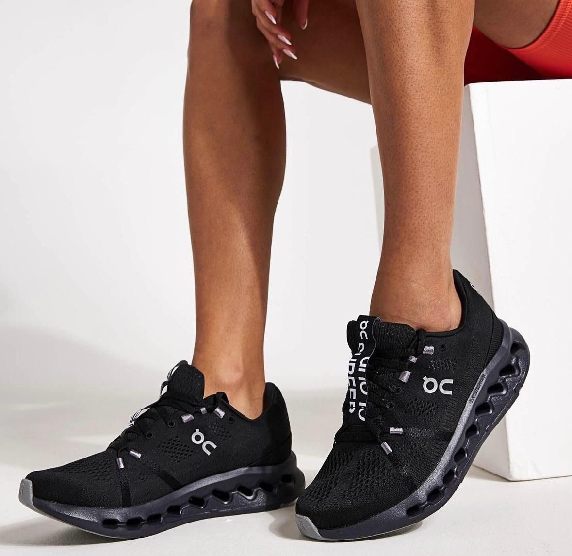 On Cloudsurfer Black Running Shoes