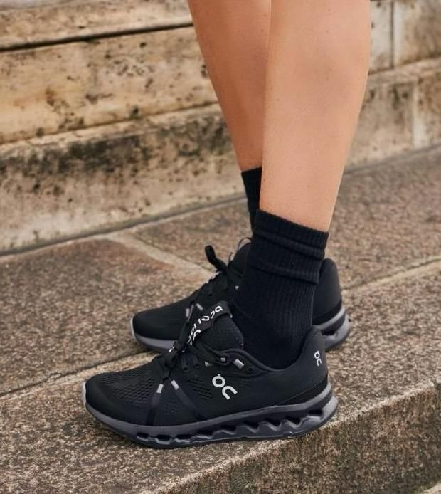 On Cloudsurfer Black Running Shoes