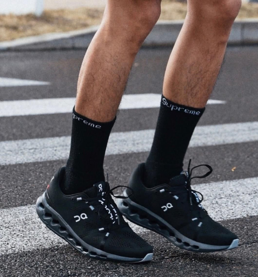 On Cloudsurfer Black Running Shoes