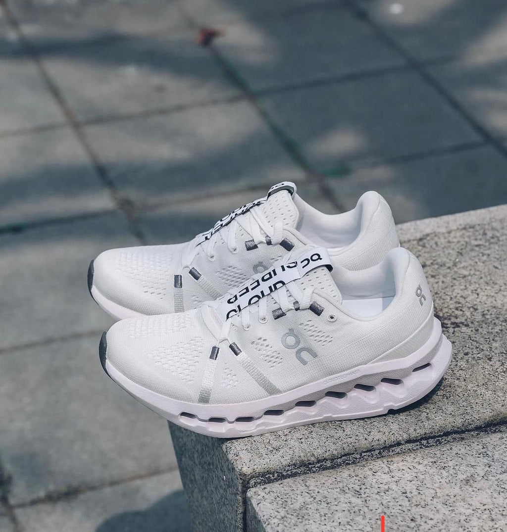 On Cloudsurfer White Frost Running Shoes