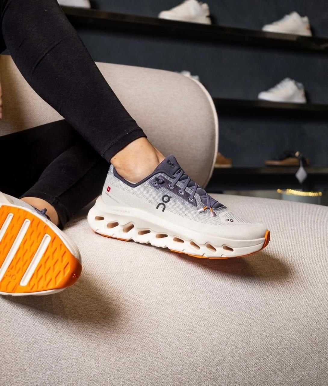 On Cloudtilt Rock Sand Lifestyle Sneakers