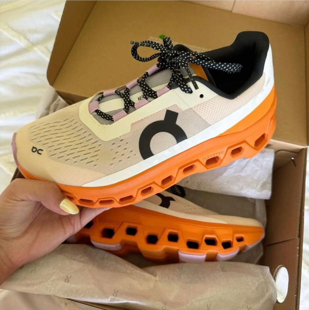 On Cloudmonster 2 Fawn/Turmeric Running Shoes